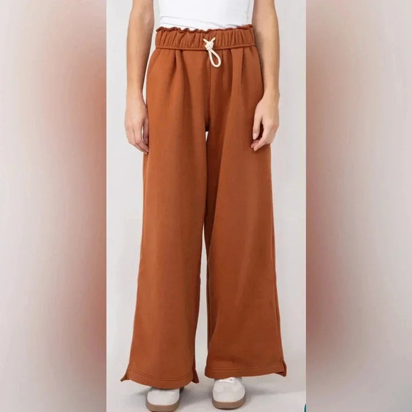 💥Arizona Flared Wide Leg Sweatpants Casual Drawstring S - Picture 1 of 10